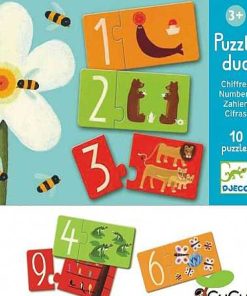 Beb S Djeco | Djeco - D O Cifras, Puzzle De 2 Piezas