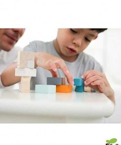 Juguetes PlanToys | Plantoys - Lata De Cubo En 3D, Puzzle De Madera