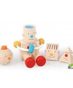 Juguetes PlanToys | Plantoys - Robot De Emociones, Juguete De Madera