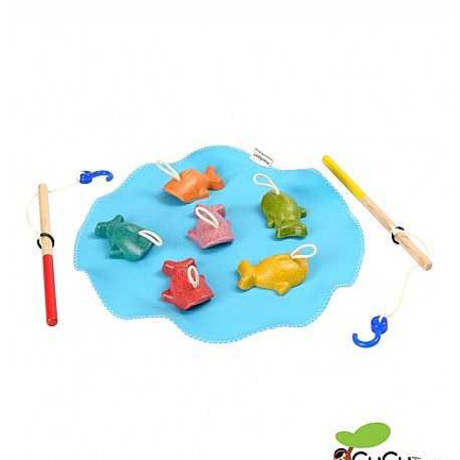 Juguetes PlanToys | Plantoys - Juego De Pesca, Juguete De Madera