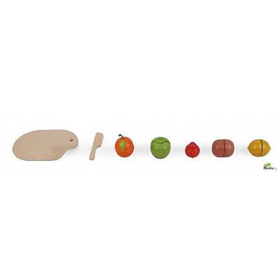 Juguetes PlanToys | Plantoys - Surtido De Frutas Para Cocinitas, Juguete De Madera