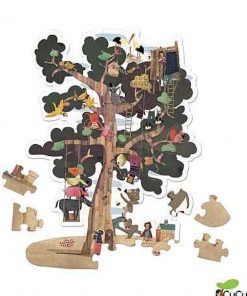 Juguetes Londji | Londji - My Tree, Puzzle Silueta Y Reversible De 50 Piezas