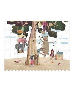 Juguetes Londji | Londji - Pocket My Tree, Puzzle Silueta Y Reversible De 100 Piezas