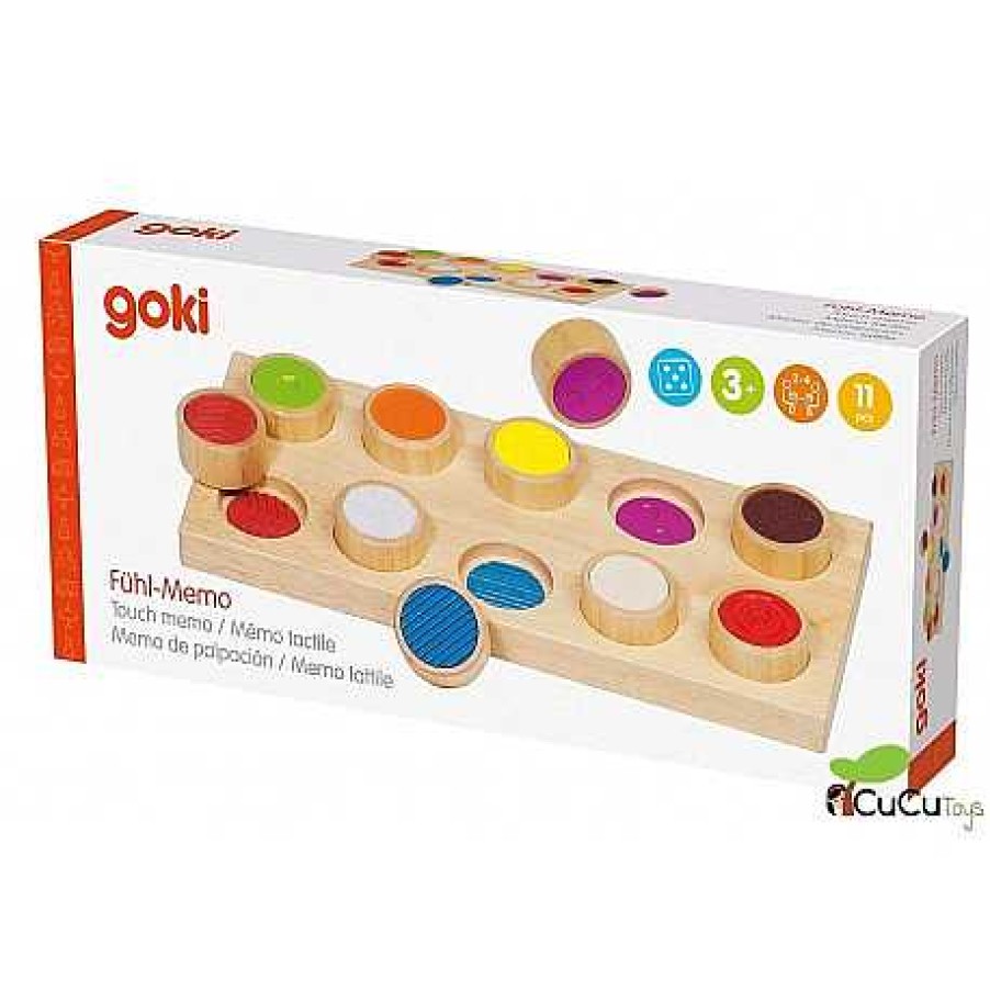 Juguetes Goki | Goki - Juego De Memoria T Ctil, 10 Piezas