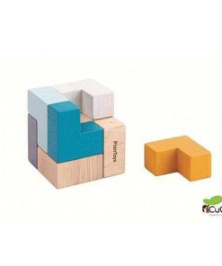 Juguetes PlanToys | Plantoys - Lata De Cubo En 3D, Puzzle De Madera