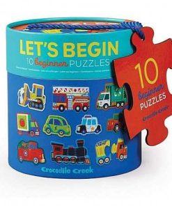 Juguetes Crocodile Creek | Crocodile Creek - Conjunto De 10 Puzzles De Veh Culos, 2 Pz