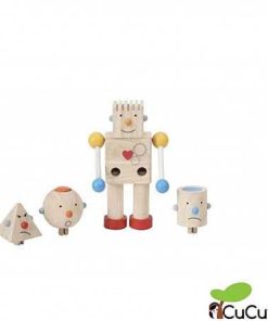 Juguetes PlanToys | Plantoys - Robot De Emociones, Juguete De Madera