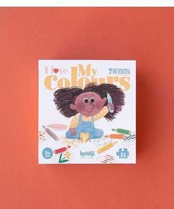 Juguetes Londji | Londji - I Love My Colours, Puzzle Reversible 21 Piezas