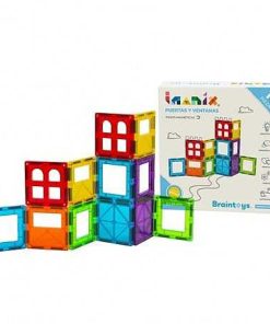 Juguetes Braintoys | Imanix - Set 16 Piezas Puertas Y Ventanas