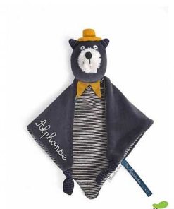 Beb S Moulin Roty | Moulin Roty - Doudou Gato Gris - Les Moustaches