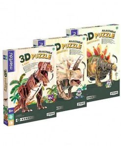 Juguetes Mieredu | Mieredu - Triceratops - Puzzle Articulado 3D