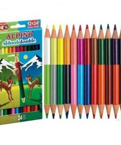 Juguetes Alpino | Alpino - Estuche 24 Colores - 12 L Pices Bicolores