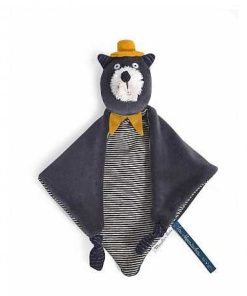 Beb S Moulin Roty | Moulin Roty - Doudou Gato Gris - Les Moustaches