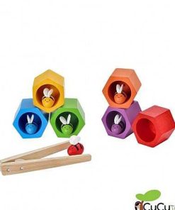 Juguetes PlanToys | Plantoys - Colmena De Abejas De Madera, Juguete Educativo