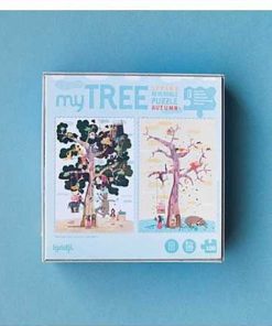 Juguetes Londji | Londji - Pocket My Tree, Puzzle Silueta Y Reversible De 100 Piezas