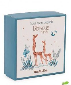 Beb S Moulin Roty | Moulin Roty - Doudou Portachupete Jirafa - Bajo Mi Baobab