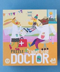 Juguetes Londji | Londji - I Want To Be... Doctor, Puzzle 36 Piezas