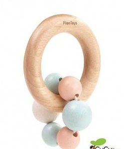 Beb S PlanToys | Plantoys - Sonajero De Cuentas Pastel, Juguete De Madera