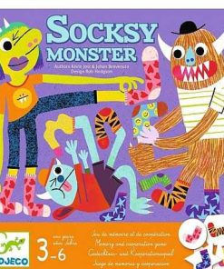 Juguetes Djeco | Djeco - Socksy Monster, Juego De Mesa