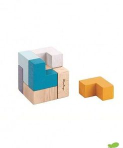 Juguetes PlanToys | Plantoys - Lata De Cubo En 3D, Puzzle De Madera