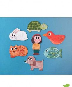 Juguetes Londji | Londji - I Love My Pets, Puzzle Reversible De 21 Piezas