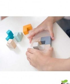 Juguetes PlanToys | Plantoys - Lata De Cubo En 3D, Puzzle De Madera