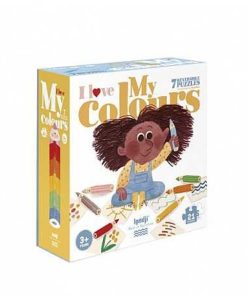 Juguetes Londji | Londji - I Love My Colours, Puzzle Reversible 21 Piezas