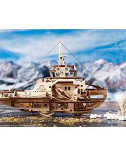 Juguetes UGears | Ugears - Barco Remolcador, Kit De Madera 3D