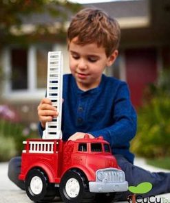 Juguetes Greentoys | Greentoys - Cami N De Bomberos De Color Rojo