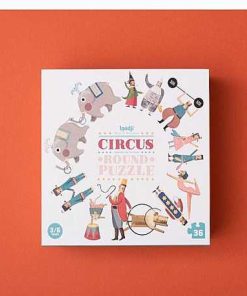 Juguetes Londji | Londji - Circus Round Puzzle Circular De 36 Piezas