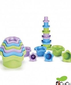 Beb S Greentoys | Greentoys - Cubos Para Apilar, Juguete Ecol Gico