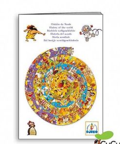 Juguetes Djeco | Djeco - Historia, Puzzle 350 Pz + Poster + Libro Educativo