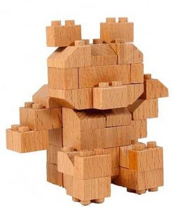 Juguetes Fab Brix | Fab Brix - Panda Gigante, Juguete De Construcci N De Madera