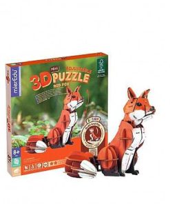 Juguetes Mieredu | Mieredu - Zorro Rojo - Mini Puzzle 3D