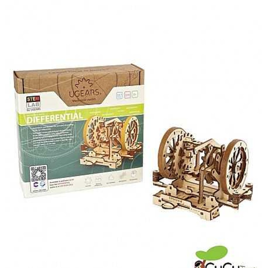 Juguetes UGears | Ugears - Stem Lab Diferencial, Kit De Madera 3D