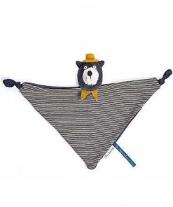 Beb S Moulin Roty | Moulin Roty - Doudou Gato Gris - Les Moustaches