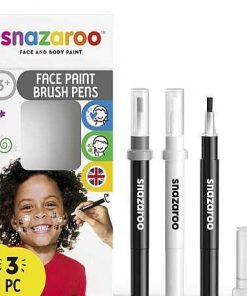 Juguetes Snazaroo | Snazaroo - Pack 3 Rotuladores Maquillaje Blanco Y Negro