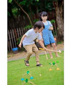 Juguetes PlanToys | Plantoys - Juego De Croquet, Juguete Ecol Gico