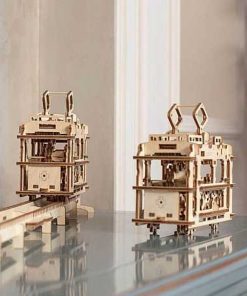 Juguetes UGears | Ugears - Tranv A Sobre Ra Les, Kit De Madera 3D