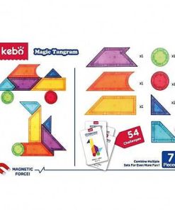 Juguetes Kebo | Kebo - Magic Tangram 3D, Juguete Magn Tico De Construcci N