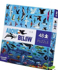 Juguetes Crocodile Creek | Crocodile Creek - Arriba Y Abajo - Mar Y Cielo, Puzzle De Suelo De 48 Piezas