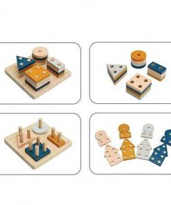 Juguetes PlanToys | Plantoys - Figuras Geom Tricas, Juguete Educativo