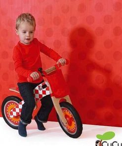 Juguetes Scratch | Scratch - Bicicleta De Equilibrio, Cuadros Rojos