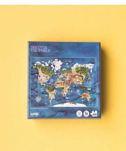 Juguetes Londji | Londji - Pocket Discover The World, Puzzle 100 Piezas