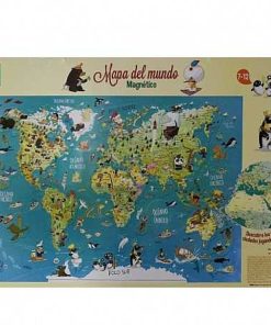 Juguetes Vilac | Vilac - Mapa Del Mundo Magn Tico, Juguete De Madera