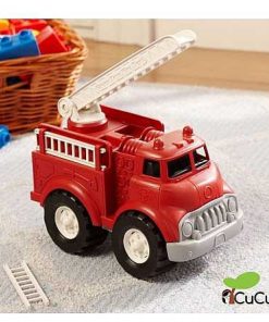 Juguetes Greentoys | Greentoys - Cami N De Bomberos De Color Rojo