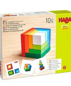 Juguetes Haba | Haba - Juego De Composici N 3D Cubo De Color