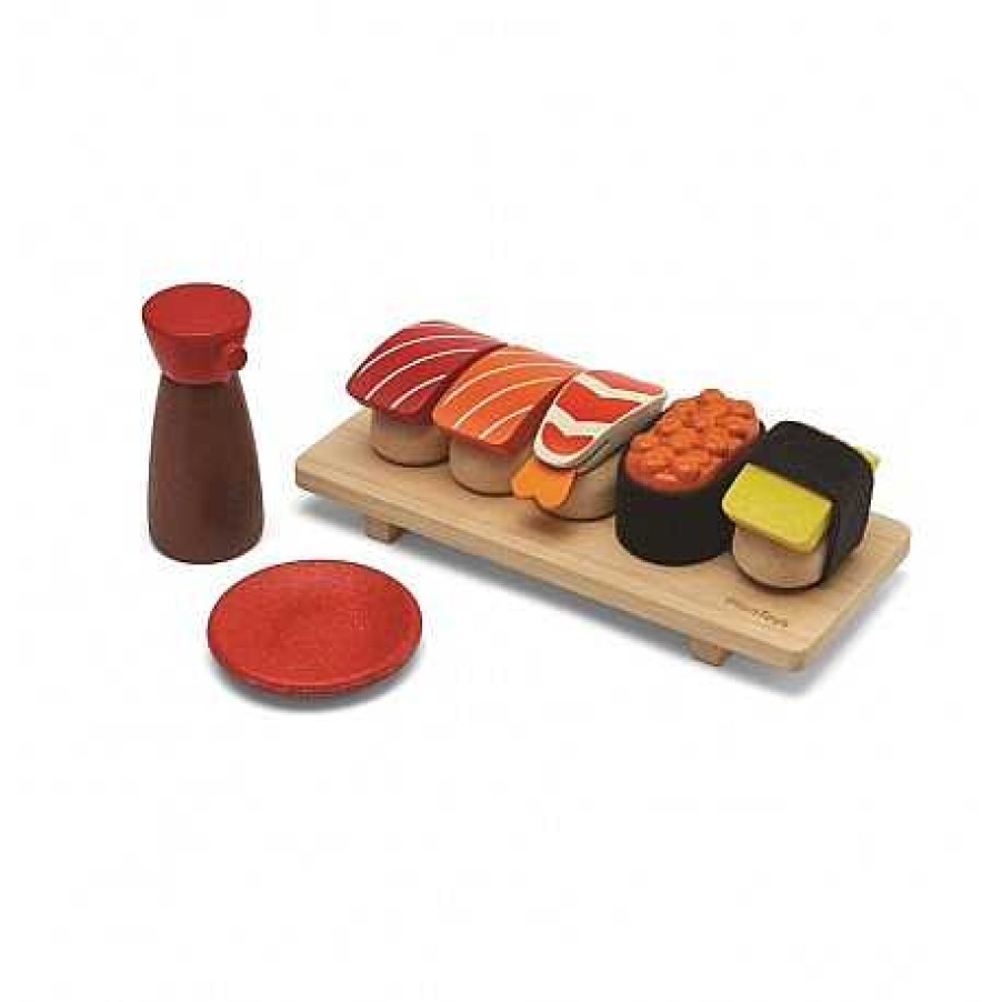 Juguetes PlanToys | Plantoys - Set De Sushi, Juguete De Madera