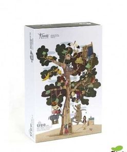 Juguetes Londji | Londji - My Tree, Puzzle Silueta Y Reversible De 50 Piezas