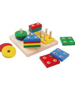 Juguetes PlanToys | Plantoys - Figuras Geom Tricas, Juguete Educativo